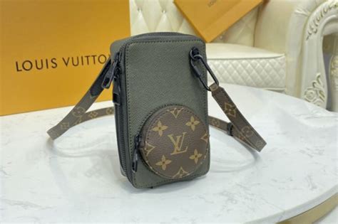 二手Louis Vuitton LV Phone Box 手機包 M30581卡其綠 